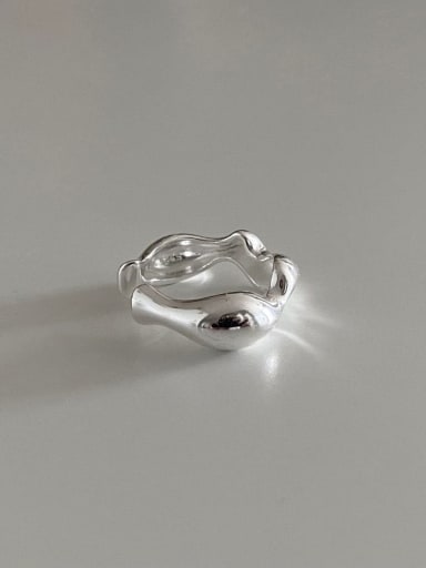 925 Sterling Silver Heart Minimalist Ring
