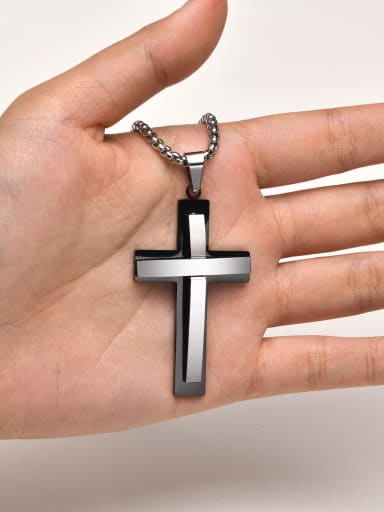 pendant+ not include a matching chain Stainless steel Cross Hip Hop Regligious Necklace