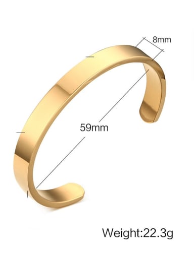 Titanium Geometric Minimalist Bracelet