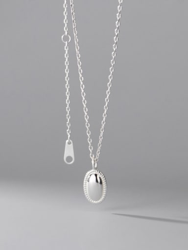 925 Sterling Silver Geometric Minimalist Necklace
