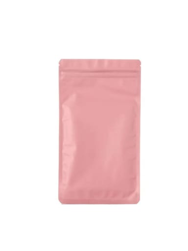 Pink Single layer Flat Barrier Plastic  Pouches With 5 colors