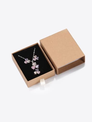 Eco-Friendly Paper Pull Out Jewelry Box For Necklaces,Earrings,Brooches