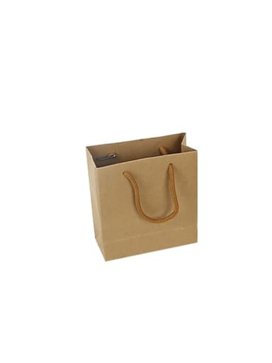 Kraft Color Eco-Friendly Paper Bag Custom Jewelry Gift Shopping Bag