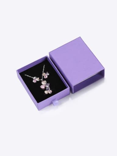 Eco-Friendly Paper Pull Out Jewelry Box For Necklaces,Earrings,Brooches