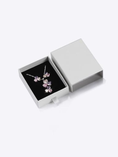 Eco-Friendly Paper Pull Out Jewelry Box For Necklaces,Earrings,Brooches