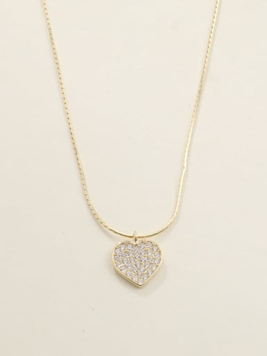 925 Sterling Silver Heart Minimalist Long Strand Necklace