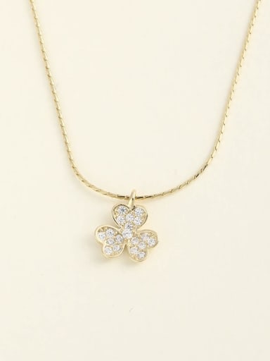 925 Sterling Silver Cubic Zirconia White Flower Minimalist Choker Necklace
