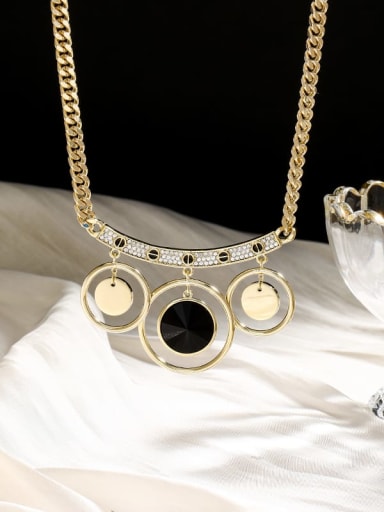 Brass Luxury Long Strand Necklace