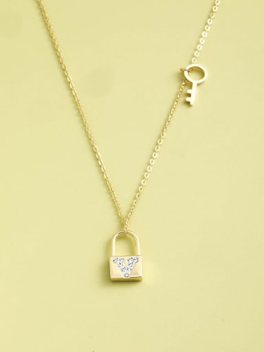 925 Sterling Silver Locket Minimalist Long Strand Necklace