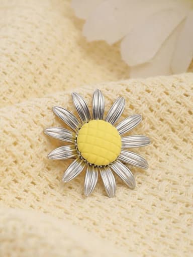 Daisy lovely simple brooch brooch shirt shirt accessories pin collar button decoration