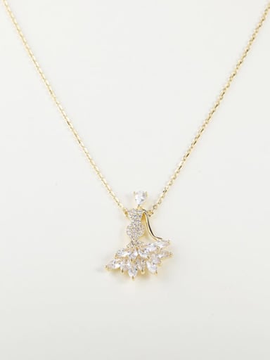 Cubic Zirconia Classic Long Strand Necklace