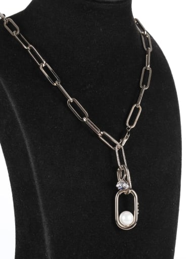 custom Brass Dainty Long Strand Necklace