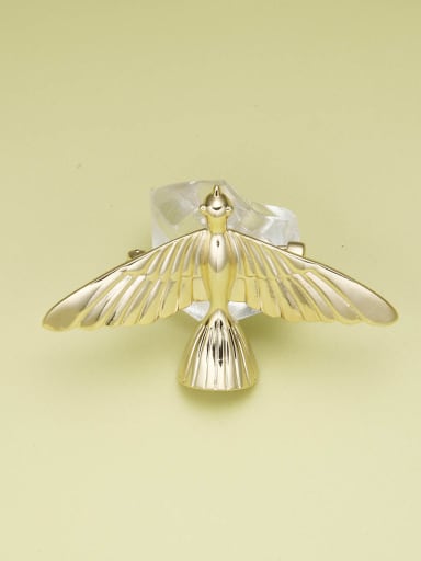 Brass Bird Minimalist Pins & Brooches