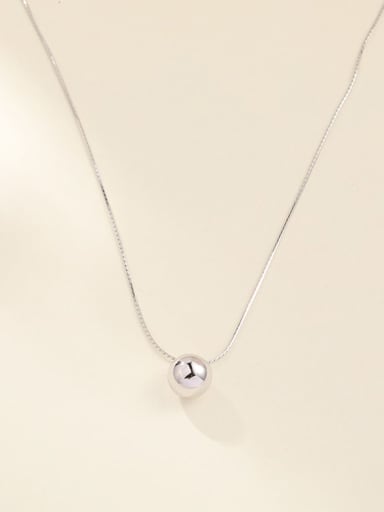 925 Sterling Silver Minimalist Long Strand Necklace