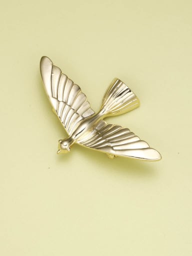 custom Brass Bird Minimalist Pins & Brooches