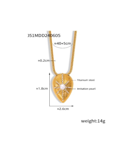 TXP051 Gold Necklace Titanium Steel Hip Hop Water Drop Ring Bracelet and Necklace Set