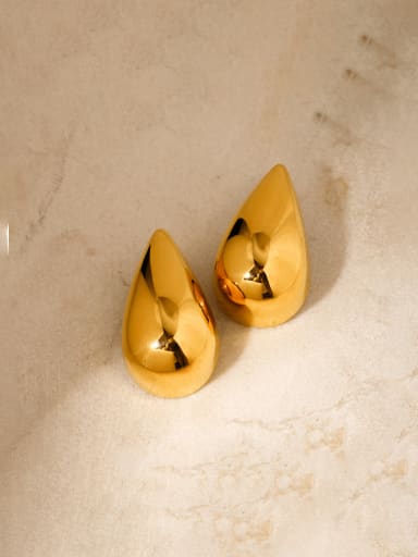 Stainless steel Water Drop Minimalist Stud Earring