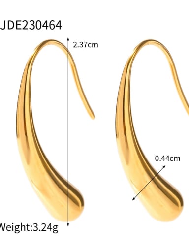 JDE230464 Stainless steel Geometric Minimalist Stud Earring