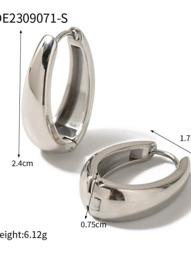 JDE2309071 S Stainless steel Geometric Trend Stud Earring