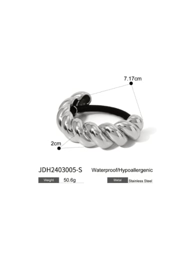 JDH2403005 S Stainless steel Hip Hop Irregular Hair Rope