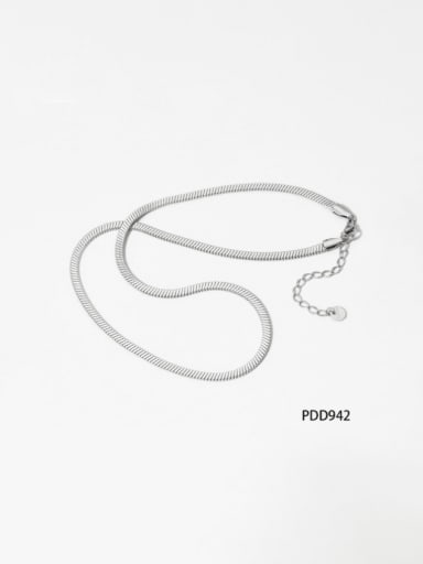 steel Bracelet PDD942 Stainless steel  Hip Hop Snake Bone Chain Bracelet and Necklace Set