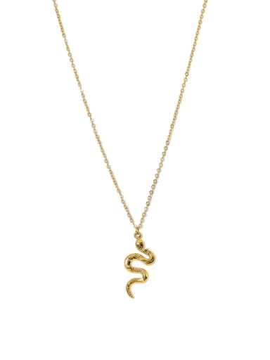 Titanium Steel Snake Dainty Necklace