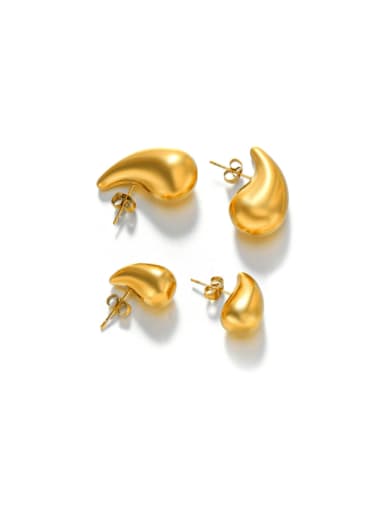 Stainless steel Water Drop Minimalist Stud Earring