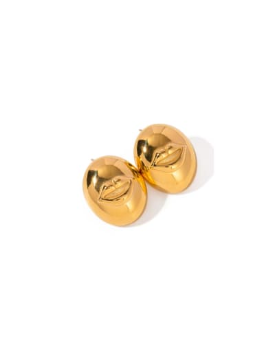 Stainless steel Mouth Trend Stud Earring