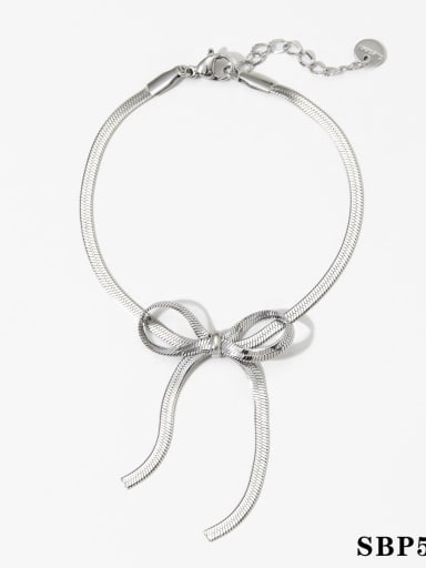 Steel  Bracelet SBP585 Stainless steel Vintage Bowknot Steel Earring Bracelet and Necklace Set