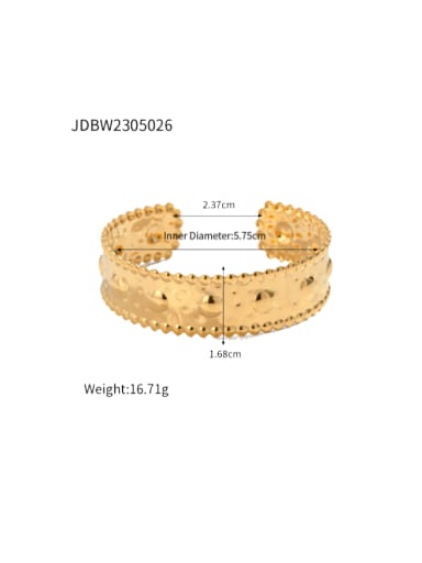 JDBW2305026 Stainless steel Geometric Hip Hop Bracelet
