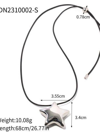 JDN2310002 S Stainless steel Pentagram Trend Necklace