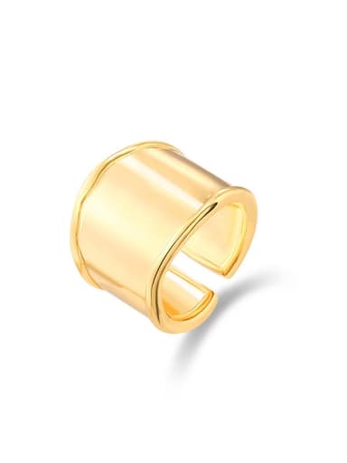 JR21121037 Brass Geometric Minimalist Stackable Ring