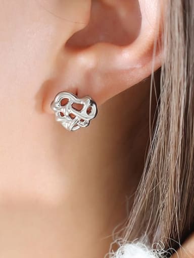 Titanium Steel Minimalist Heart  Earring and Necklace Set