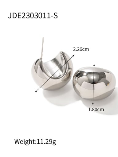 JDE2303011 S Stainless steel Geometric Trend Stud Earring