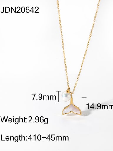 JDN20642 Stainless steel Irregular Hip Hop Necklace