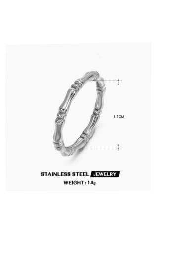 Stainless steel Irregular Vintage Band Ring