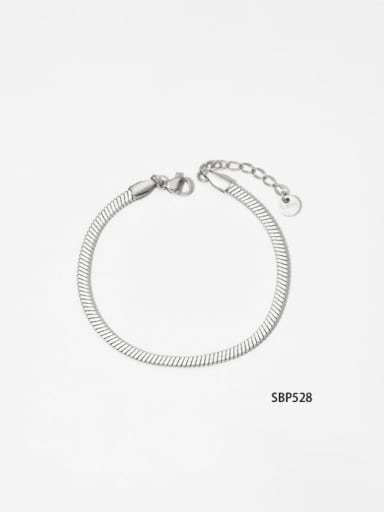 Steel  Bracelet SBP528 Stainless steel  Hip Hop Snake Bone Chain Bracelet and Necklace Set
