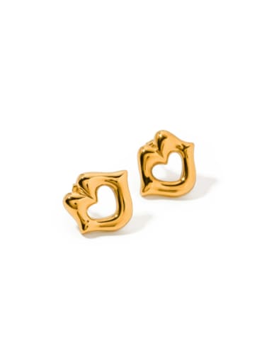 Stainless steel Mouth Hip Hop Stud Earring