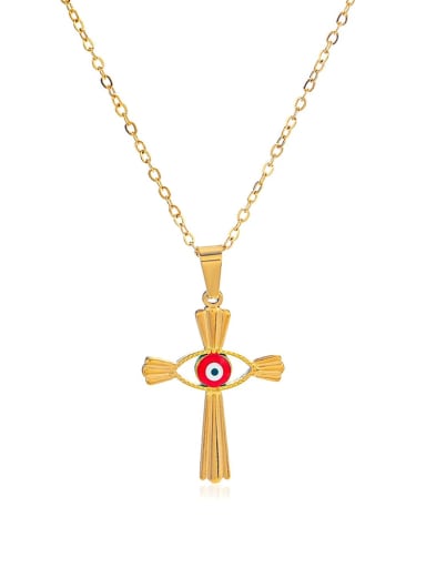 custom Stainless steel Cross Vintage Regligious Necklace