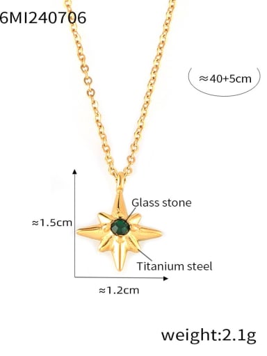 Titanium Steel Star Minimalist Necklace