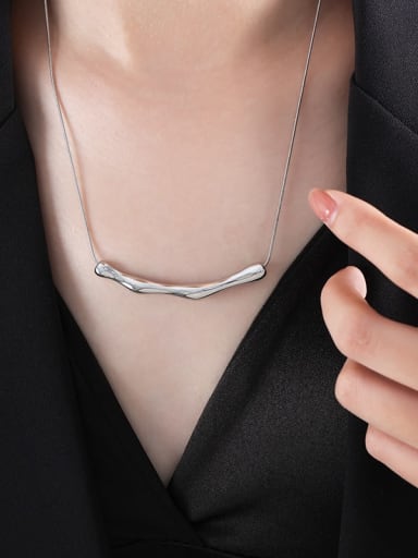 Titanium Steel Irregular Minimalist Necklace