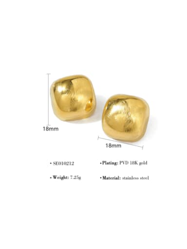 SE010212 Stainless steel Geometric Minimalist Stud Earring