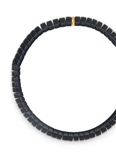 Titanium Steel Irregular Vintage Beaded Bracelet