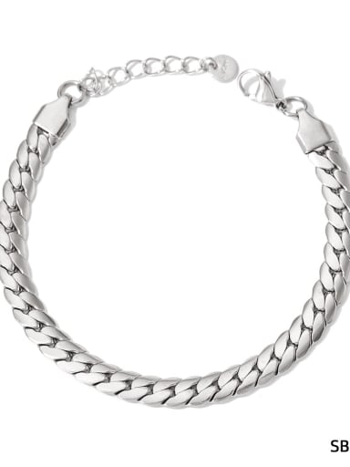 Bracelet P093 Stainless steel Geometric Trend Link Bracelet