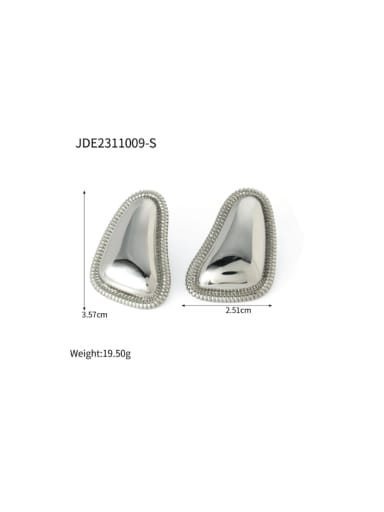 JDE2311009 Steel Stainless steel Geometric Hip Hop Stud Earring