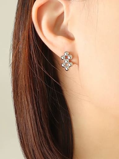 Titanium Steel Vintage Geometric  Bead Earring and Necklace Set