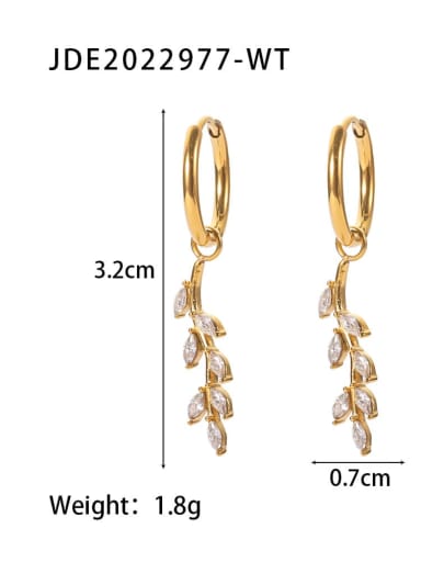 JDE2022977 PK Trend Tree Titanium Steel Cubic Zirconia Bangle Earring and Necklace Set