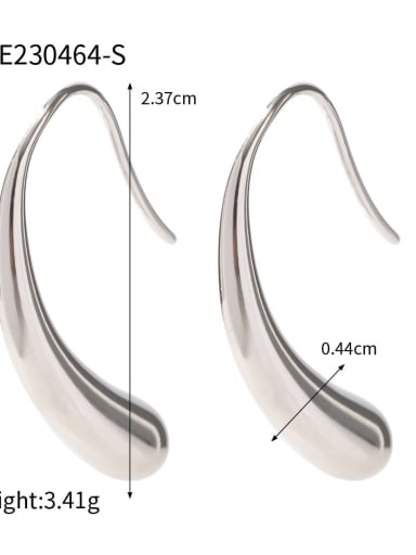 JDE230464 S Stainless steel Geometric Minimalist Stud Earring