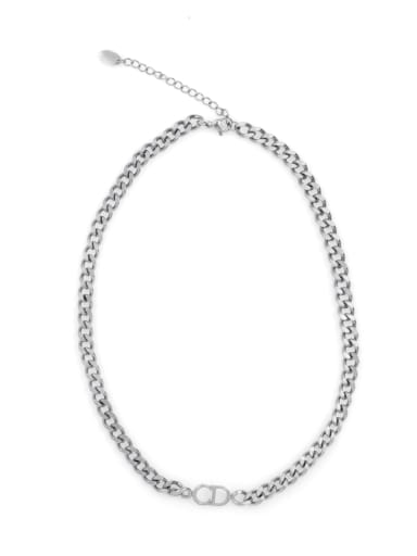 SN21031010S Stainless steel Geometric Vintage Necklace
