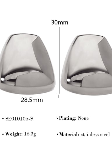 SE010105 S Titanium Steel Geometric Trend Stud Earring